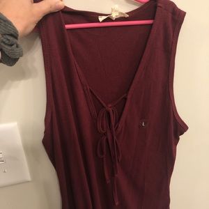 Pacsun burgundy body suit